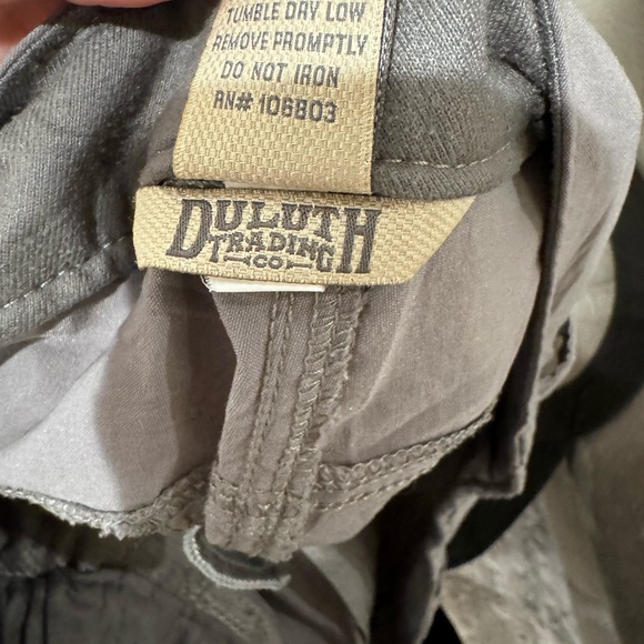 Duluth grey pants sz 10/33 - Picture 4 of 4